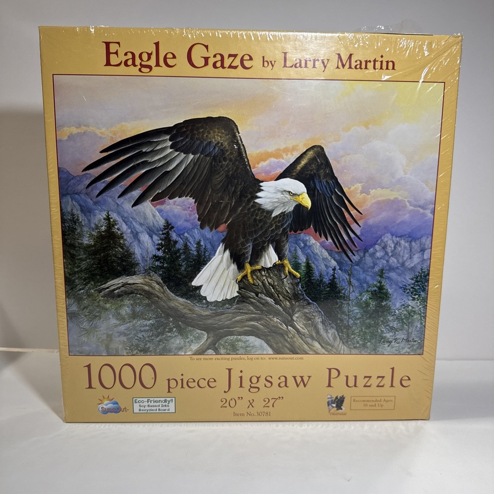 Eagle Gaze Art by Larry Martin SunsOut Jigsaw‎ Puzzle 1000 Pcs NEW SEALED
